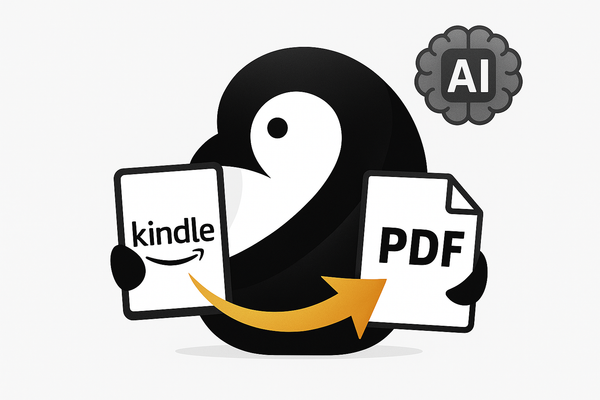 Kindle do PDF: Jak získat kvalitní obsah pro AI