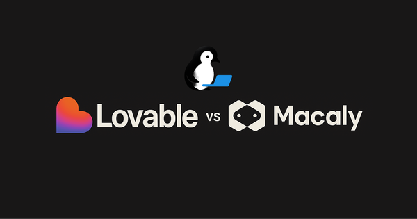 Lovable vs. Macaly: Recenze platforem pro tvorbu aplikací (2025)